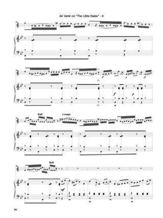 Piano Accompaniment Des Variations - Jean-Baptiste Arban - Partition